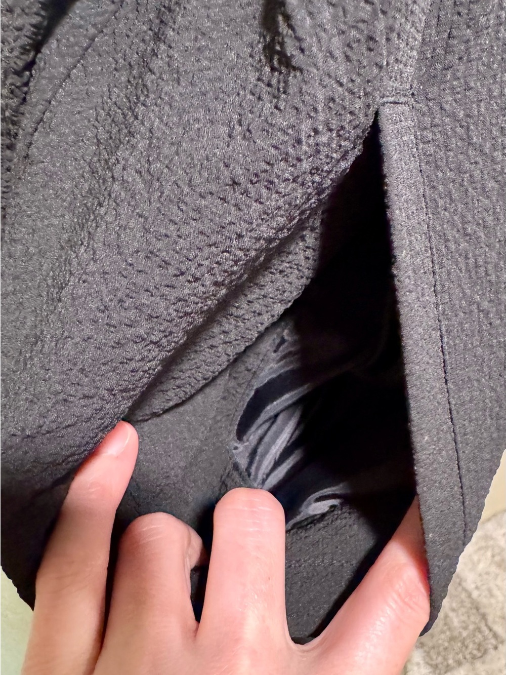 Alfani Men's Black Textured Bomber Jacket size M - Picture 4 of 6